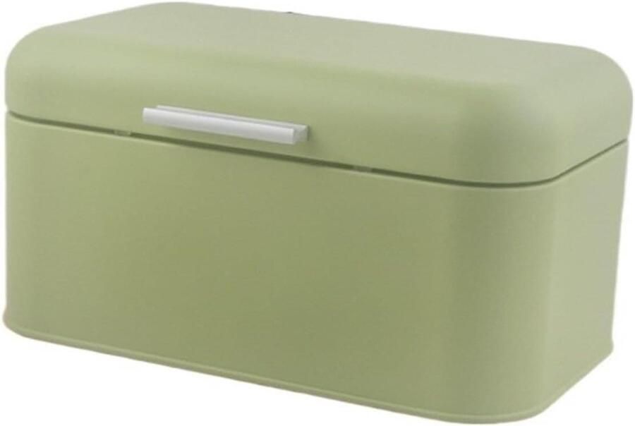 Broodtrommel Keuken Opslag Box Brood Bewaren Stijlvol Design 30 x 18 x 15.5 cm Groen