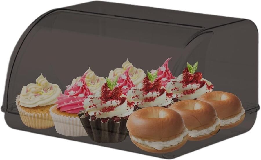 Broodtrommel Keuken Opslag voor Brood Vers Houden Stijlvol Decoratief 30.5 x 27 x 17.5 cm