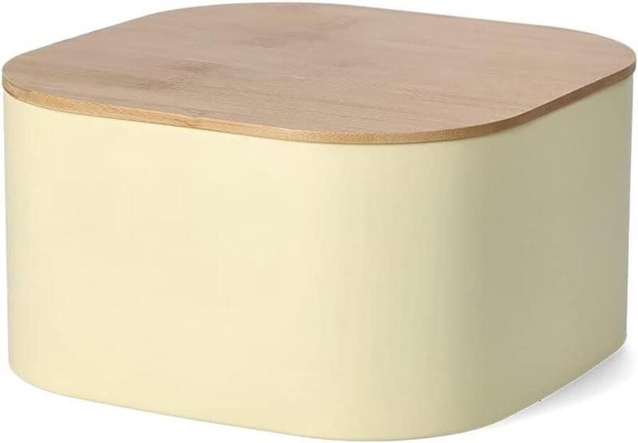 Broodtrommel met deksel Brood opberger Brood vers houden Vierkante vorm 265 x 265 x 145 cm