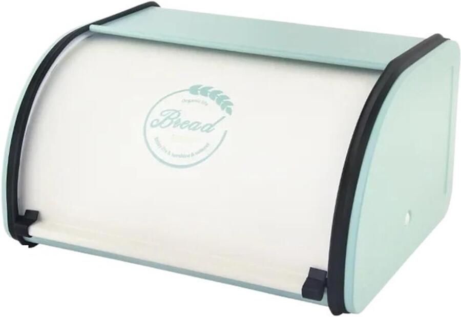 Broodtrommel Metaal Opslag Container Brood Vers Houden Roll-up Deksel Ruime Opslag Kleur3
