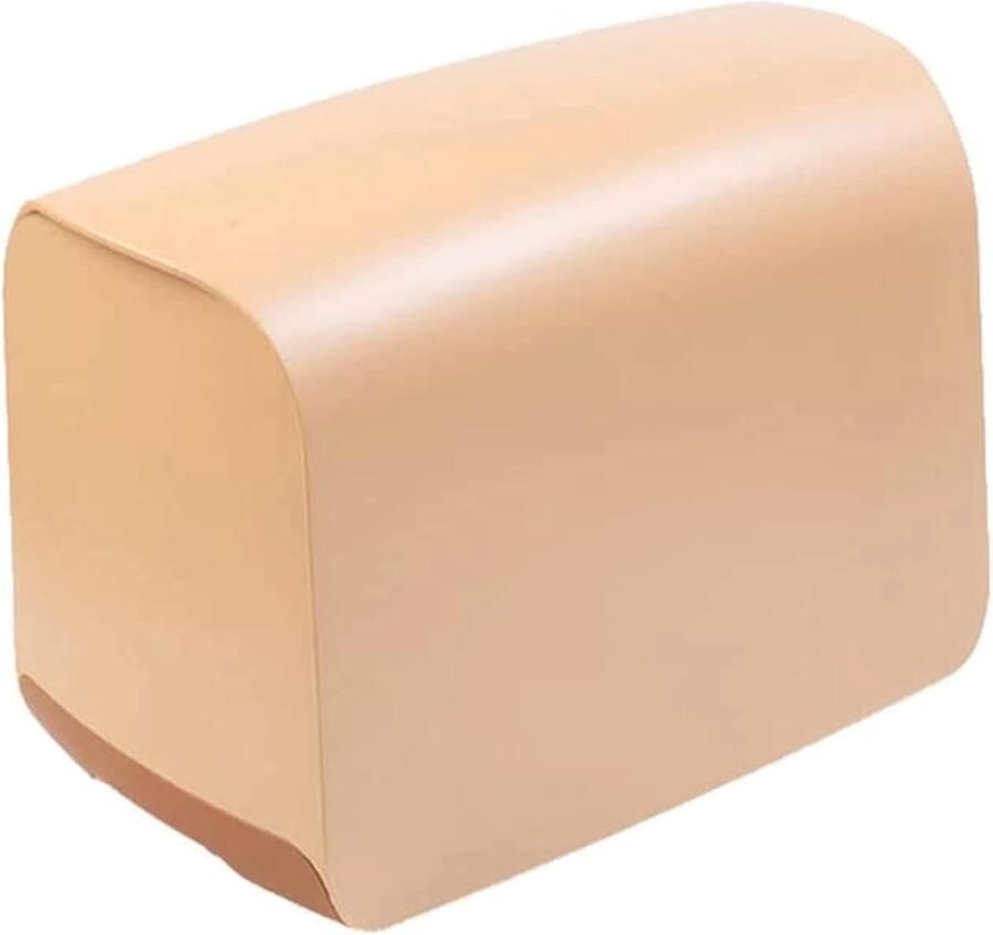 Broodtrommel Opbergbak Keuken opberger Brood vers houden Gegolfd ontwerp bodem 30x175x22cm Beige