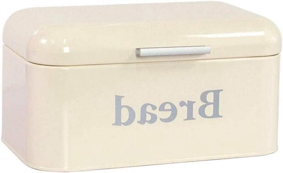 Broodtrommel Opslagcontainer Keuken Organisatie Grote Capaciteit 30 cm Breed Wit