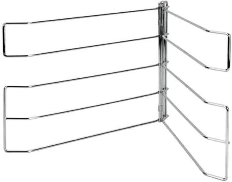 Broodtrommel Opslagtrommel Koelbox Brood Bakken Ovenbestendig Metaal 32 cm Chroom