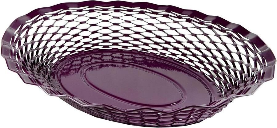 Broodtrommel Ovaal Broodmand Brood Bewaren Vintage Stijl 30 x 24 cm Grijs