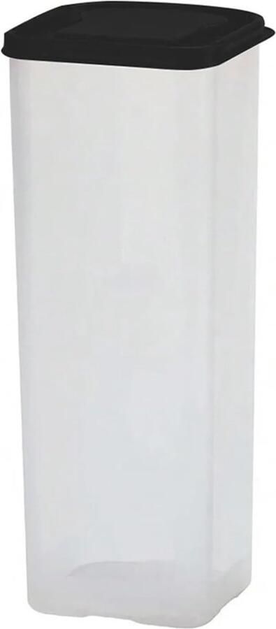 Broodtrommel Plastic Brooddoos Container Brood Vers Houden Stijlvol Keuken Design 54 Liter Zwart