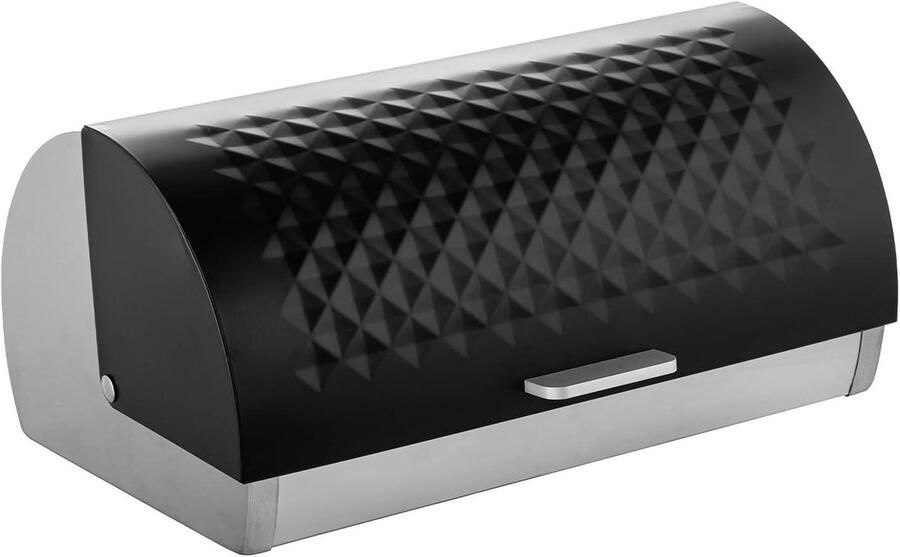 Broodtrommel Roestvrij Staal Broodbox Keuken Brood Vers Houden Goede Luchtcirculatie 40 x 28 x 18.5 cm