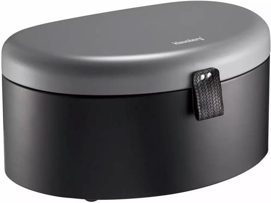 Broodtrommel Staal Opbergdoos Keuken Brood Vers Houden Uniek Design 36 x 24 x 18.5 cm