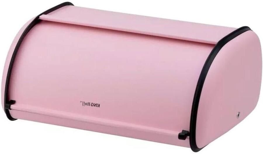 Broodtrommel Voedselbewaring Doos Brood Vers Houden Botsvrij Dekselontwerp 36x24x15 cm Mat Roze