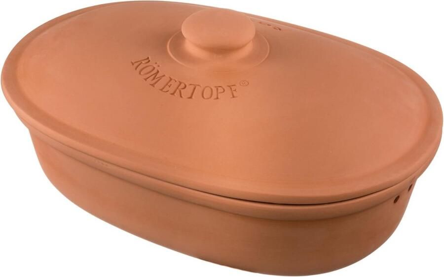 Broodtrommel Maxi Opslag Ton Brood Vers Houden Natuurlijke Keramiek 65 Liter Terracotta