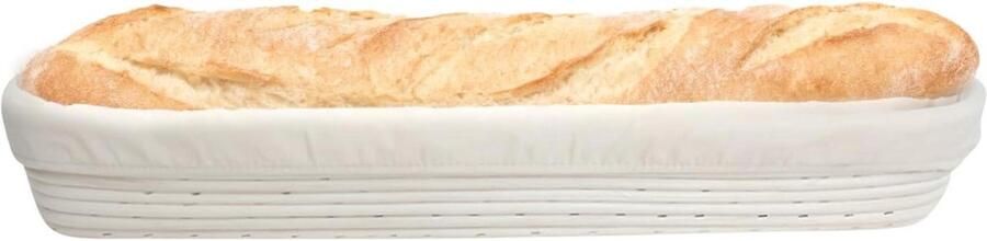 Broodwerende manden Deeg manden Brood bakken thuis Verwijderbare voering 545 x 115 x 7 cm
