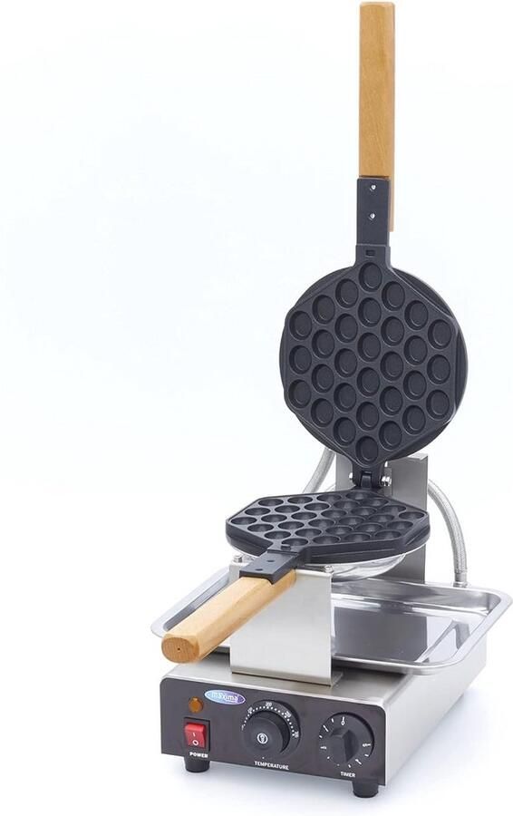 Bubble Waffle Maker Non-Stick Waffle Iron for Professional Use
