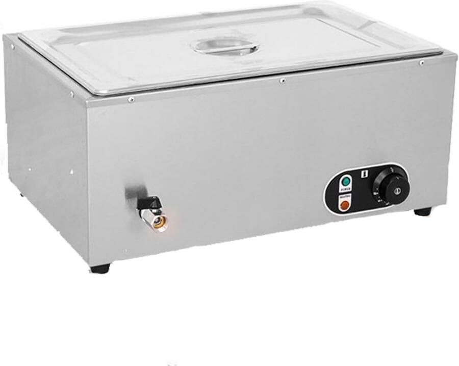 Buffetwarmer Elektrisch Warmhoudtafel Voedsel Warm Houden Temperatuurregeling 30-110°C 58x36x26 cm