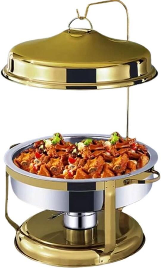 Buffetwarmers Set Chafing Dishes Buffet Serveren Roestvrij Staal 9 Liter Zilver Goud