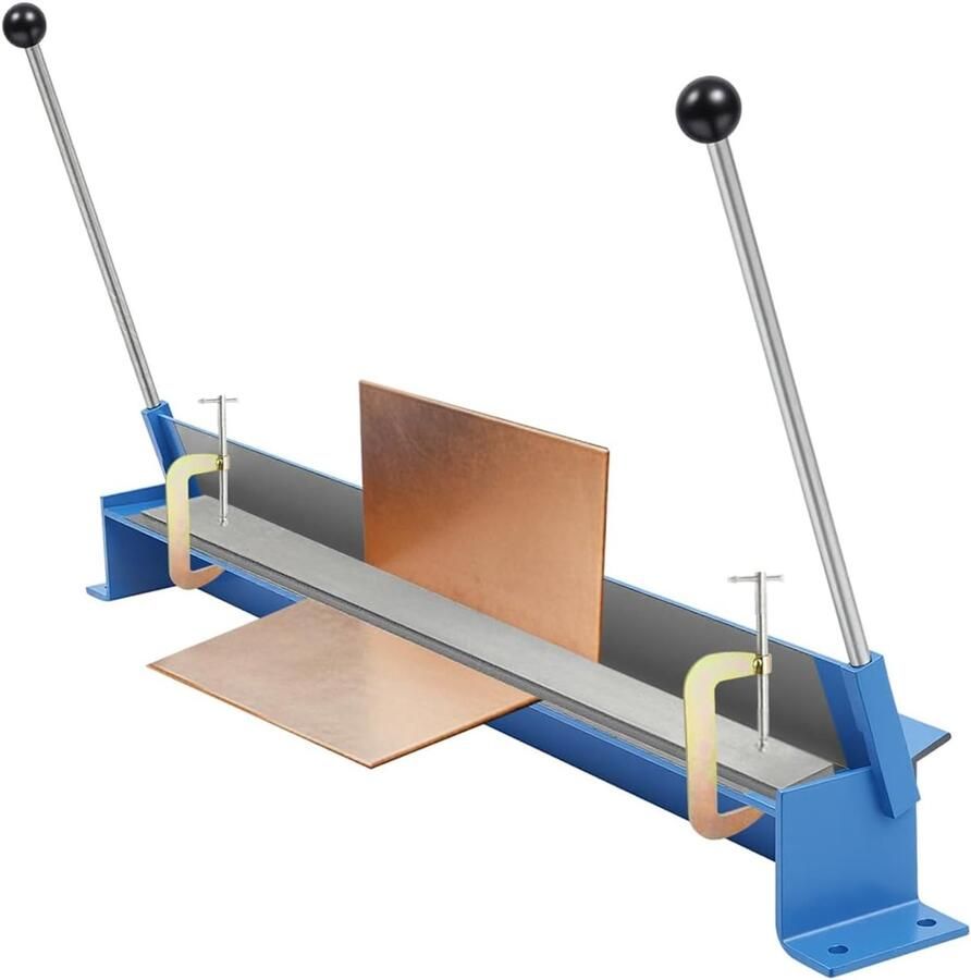 Buigmachine 110 x 18 x 15 cm plaatbuigmachine groot bereik (0-135 graden) van de buighoek voor koolstofstaal koperplaat aluminiumplaat zacht aluminium