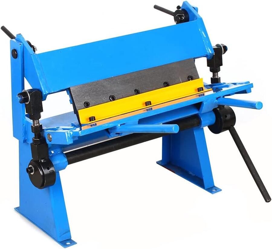Buigmachine hoekbank handkantbank plaatstaal buigwang draaidraaimachine 135° buigmachine 305 mm werkbreedte blauw