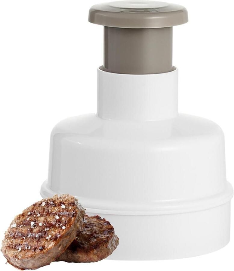 Burger Maker Vleespers Mal Professioneel Grillen Antikleef Oppervlak 13 x 12 x 6 cm Grijs