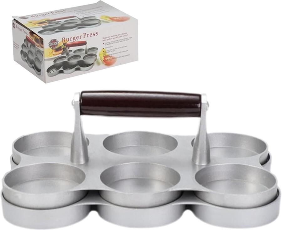 Burger Patty Maker Vleesvormer Patties Burgers Maken Stuffed Burger Ontwerp 15 cm Breed Multikleur