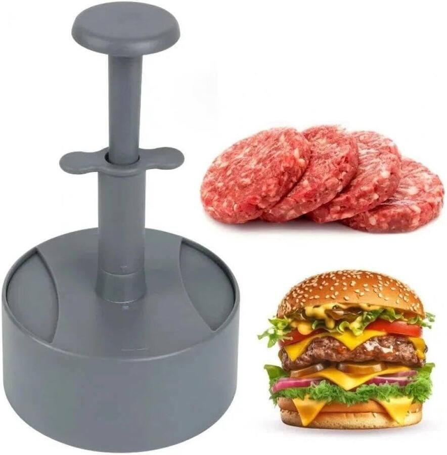 Burger Pers Patty Maker Burgers Maken Antikleefoppervlak 168 x 103 cm Zwart
