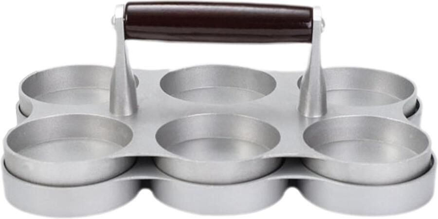 Burger Pers Patty Maker Burgers Maken Verstelbare Dikte 9 cm Zilver