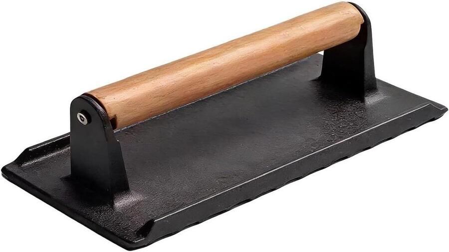 Burger Pers Vlees Drukker Perfecte Patties Non Stick 21.8 cm Zwart