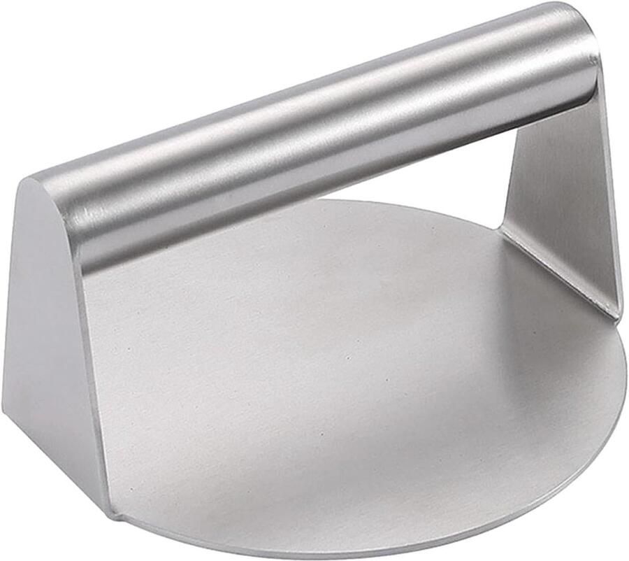 Burger Pers Vlees Smasher Sappige Burgers Maken Roestvrij Staal 14 x 14 x 8 cm