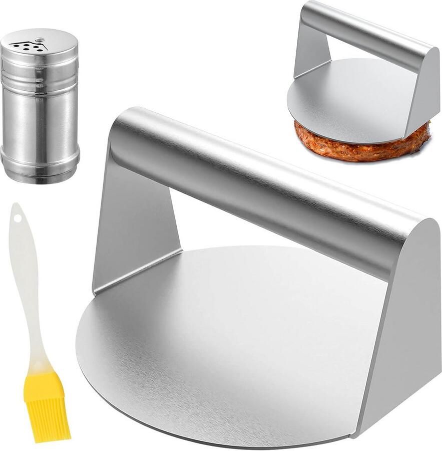 Burger Smasher Grill Press Gietijzeren Bakplaat grill accessoire