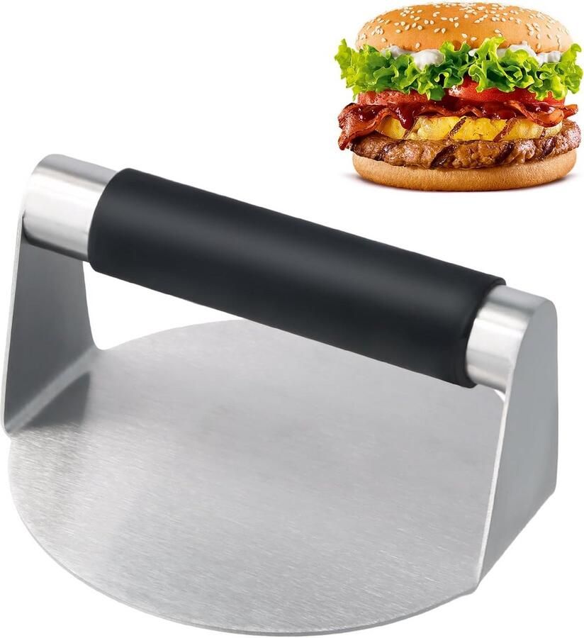 Burger Smasher Grill Press Gietijzeren Bakplaat keuken pers