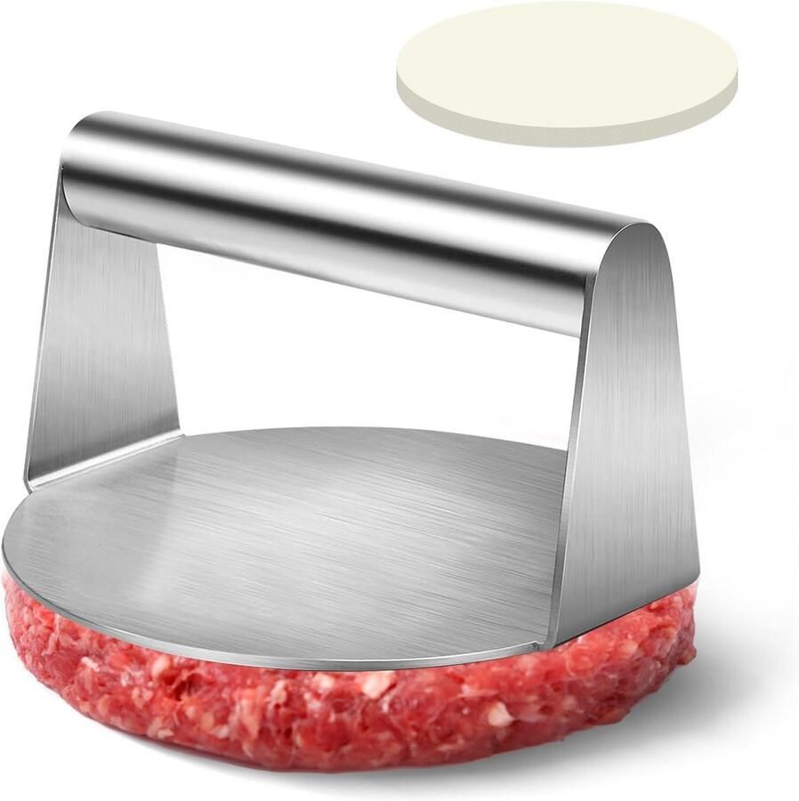 Burger Smasher Grill Press Gietijzeren Bakplaat Keukentool