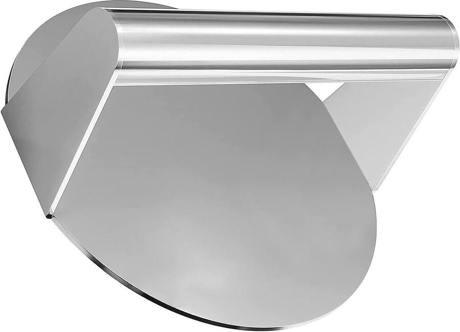 Burger Smasher Hamburgerpers Grill Gelijkmatig Grillen Vet Verminderen 14.5 cm x 15.2 cm Zilver