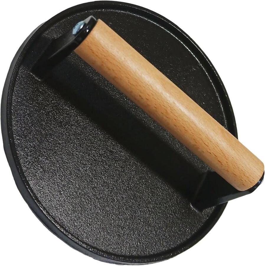 Burgerpers Metaal Patty Maker Perfecte Burgers Voedselveilig Metaal 18 cm Zilverkleurig