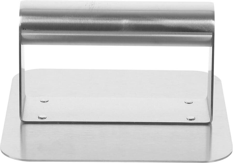 Burgerpers Patty Maker Vlees Drukker Burgers Vormen Roestvrij Staal 14 x 14 x 8 cm Zilver
