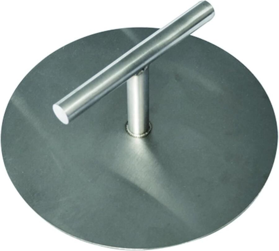 Burgerpers Patty Maker Vlees vormen Eendelig roestvrij staal 15 cm diameter Zilverkleurig