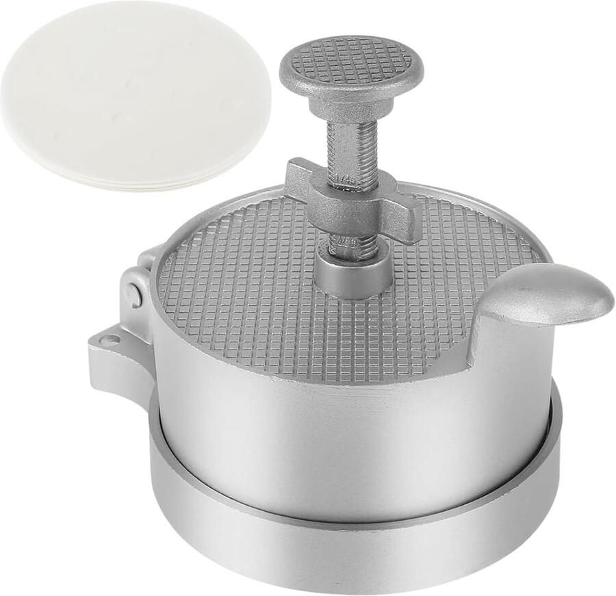 Burgerpers Patty Maker Vleesvormer Burgers Maken Antiaanbaklaag 19 x 13 x 11 cm Grijs