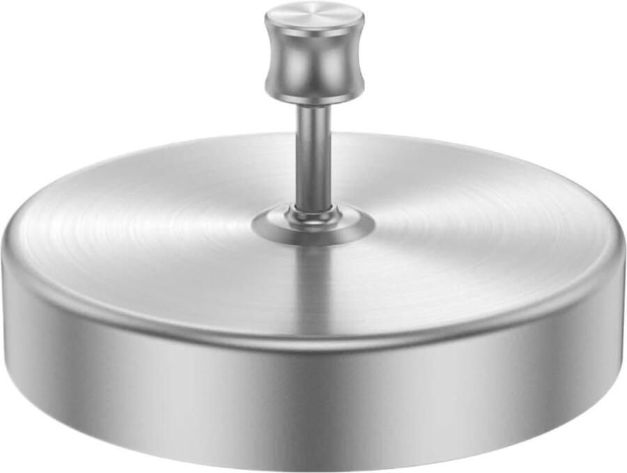 Burgerpers Patty Maker Vleesvormer Hamburger Burgers Maken Verstelbare Dikte 100 Patty Papieren Zilver