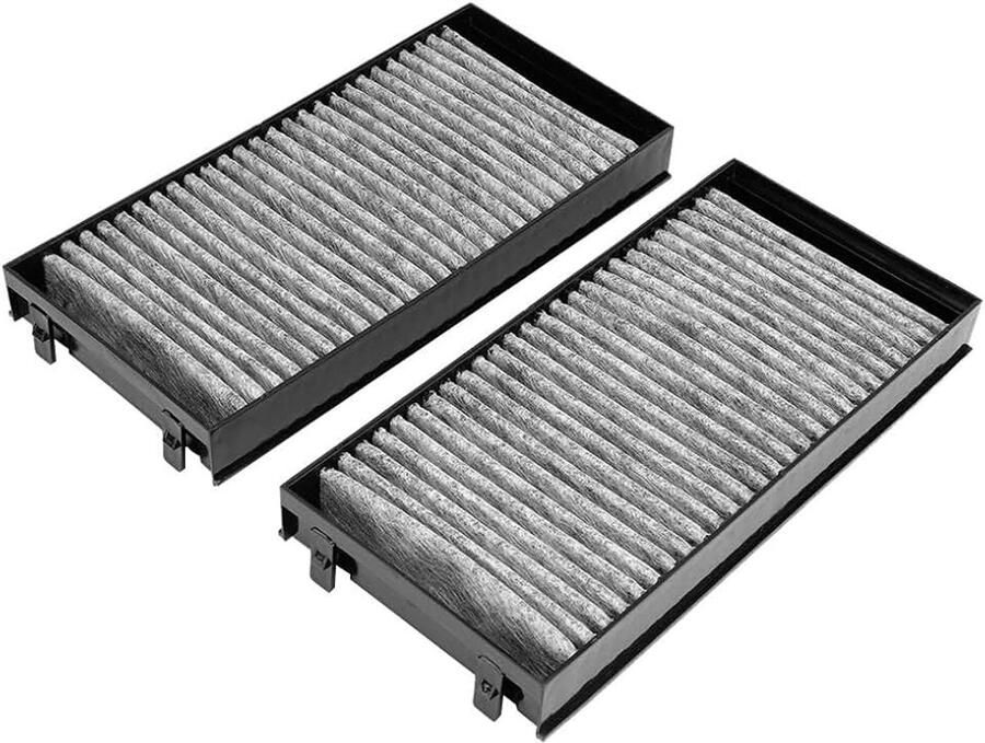 Cabine Luchtfilter 2 Stuks Auto Cabine Luchtfilter Anti-Pollen Dust 64316945586 Vervangend Onderdeel voor X5 E70 X6 E71 voor X5 Filter X5 E70 64316945586 Luchtfilter Cabine Luchtfilter S