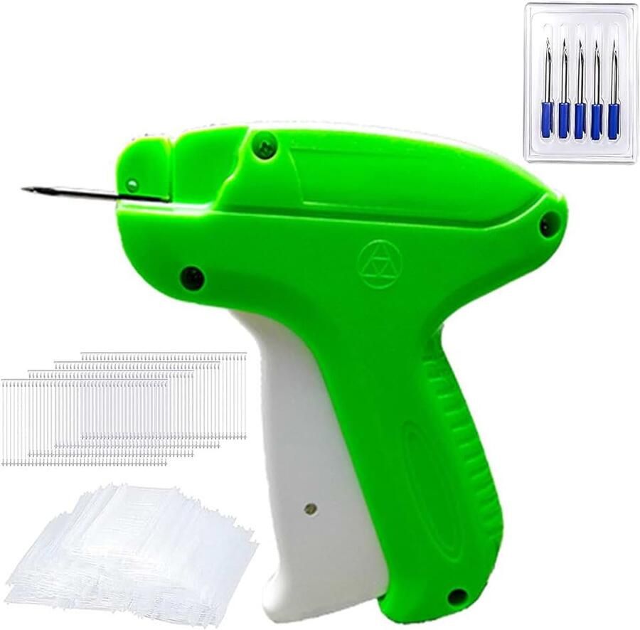 Cadeauhanger etiketteermachine etiketteerpistool etiketteermachine merk tags label tagging gun met 5 reservenaalden en 1200 hechtdraden voor het merk hoed kleding