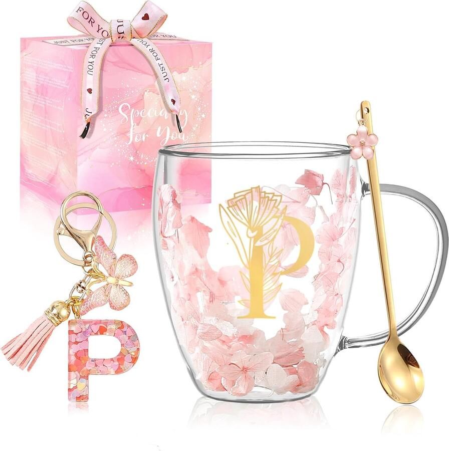Cadeaus voor vrouwen glazen koffiemokken uniek voor haar dames espresso theekopjes gepersonaliseerde vriendschapscadeaus schattige dubbelwandige glazen mokken kerst kerstcadeaus voor