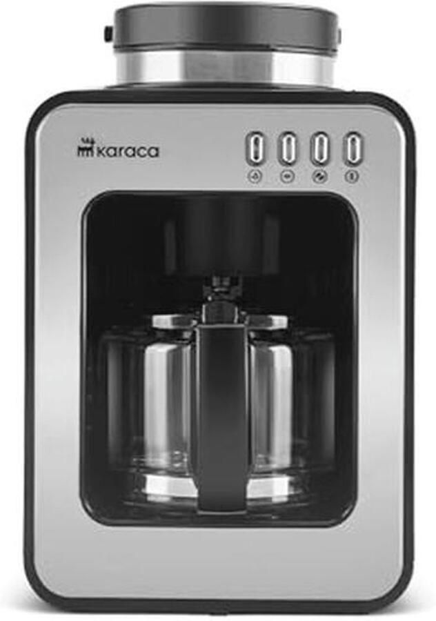 Cafetière filtre met ingebouwde koffiemolen – 0 5L 600W Inox