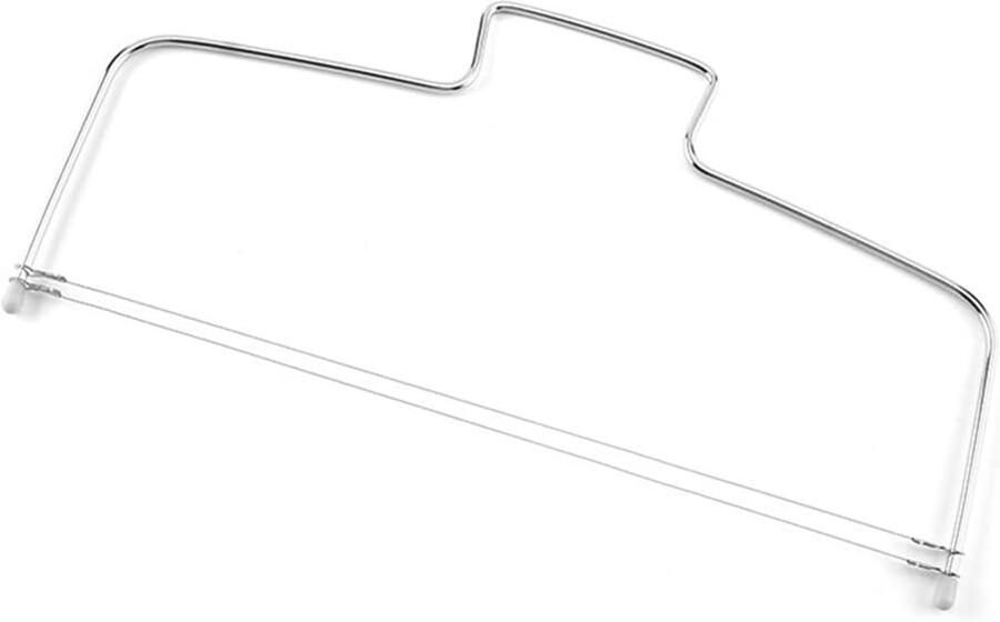 Cake Basis Divider en Snijders met 2 Serre Snijdraad RVS Taartscheider en Gebaksnijder