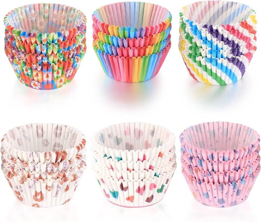 Cake Mallen Set van 600 Stuks voor Taarten Gebak en Desserts Perfect voor Bakliefhebbers