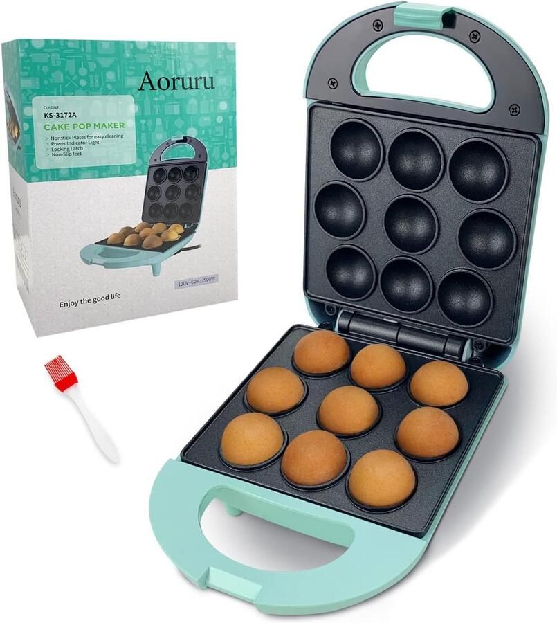 Cake Pop Maker Cupcake Maker Kinderfeestjes Bakken Antiaanbaklaag 120 Volt Zwart - Foto 2