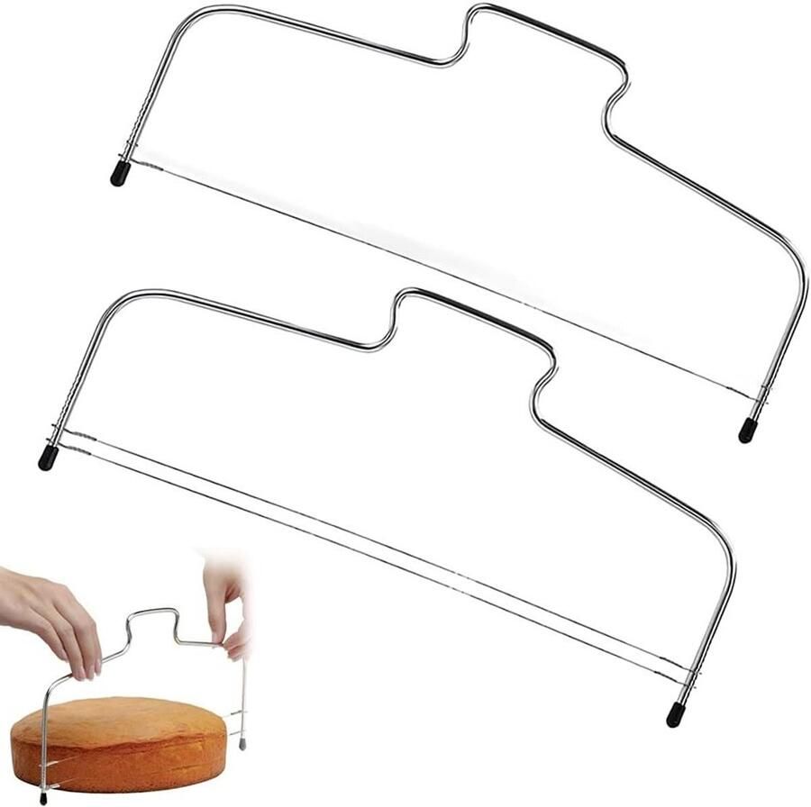 Cake Snijders en Divider voor Taarten Roestvrijstalen Cake Cutter 32 cm Geschikt voor Keuken en Afwasmachine Perfect voor Desserts en Gebak