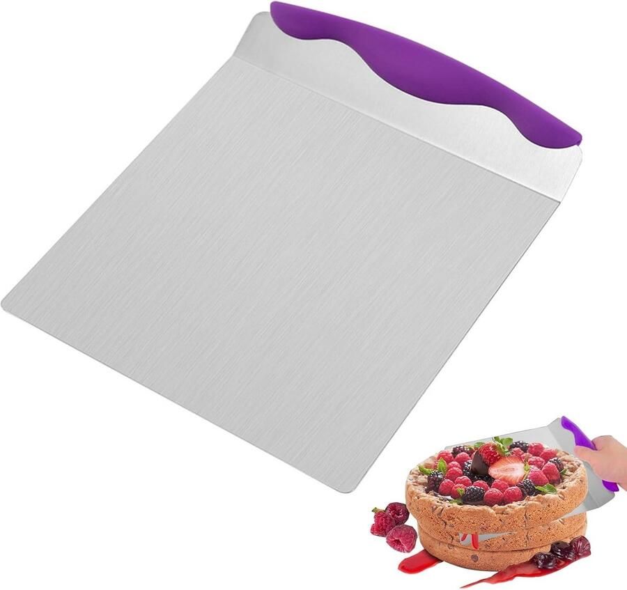 Cake Transfer Sheet en Lifter Scoop voor Bakliefhebbers en Professionals Perfect voor Taarten en Pizza's 24cm x 20.3cm