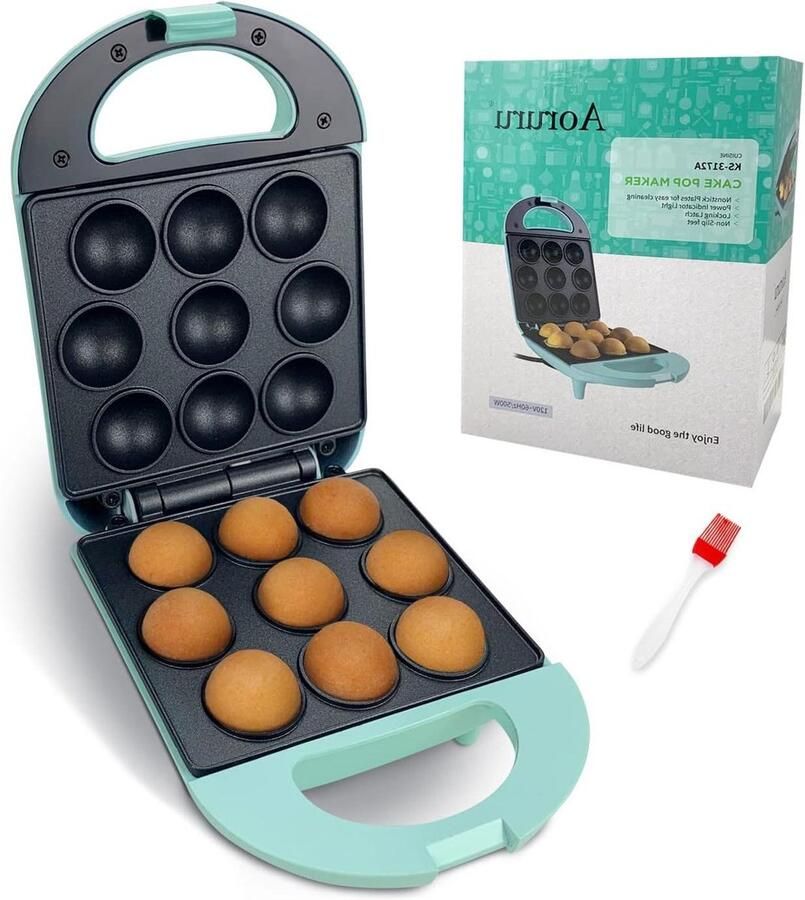 Cake Pop Maker Cupcake Maker Kinderfeestjes Bakken Antiaanbaklaag 120 Volt Zwart