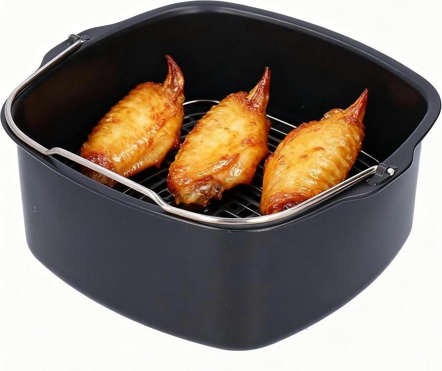 Cakevorm Ijzer Friteuse Cake Pan Cake Vat Ijzer Friteuse Bakken Accessoires Voor HD9925 HD9860 HD9905 01 Standaard Friteuses(18cm)