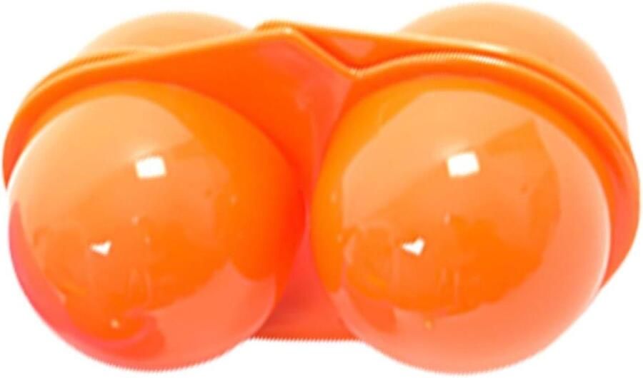 Camping Eierdoos Draagbare Eierhouder Outdoor Keuken Verbeterde Eierbescherming 12 compartimenten Oranje