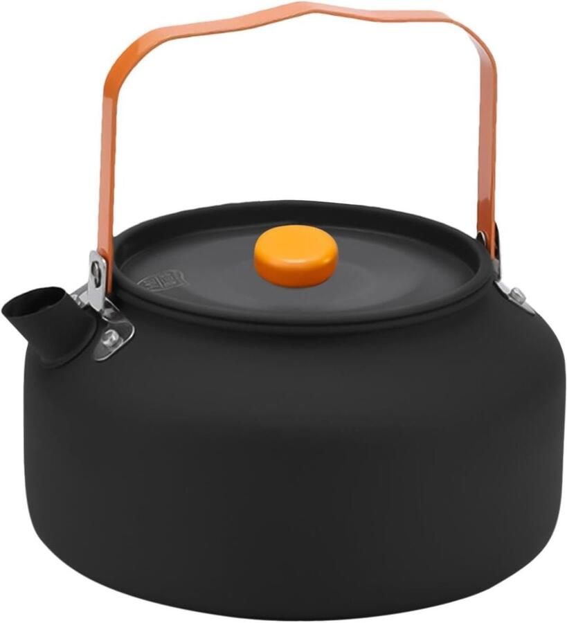Camping Waterkoker Roestvrij Staal Draagbaar Ontwerp Veilig en Duurzaam Voor Kampeerders