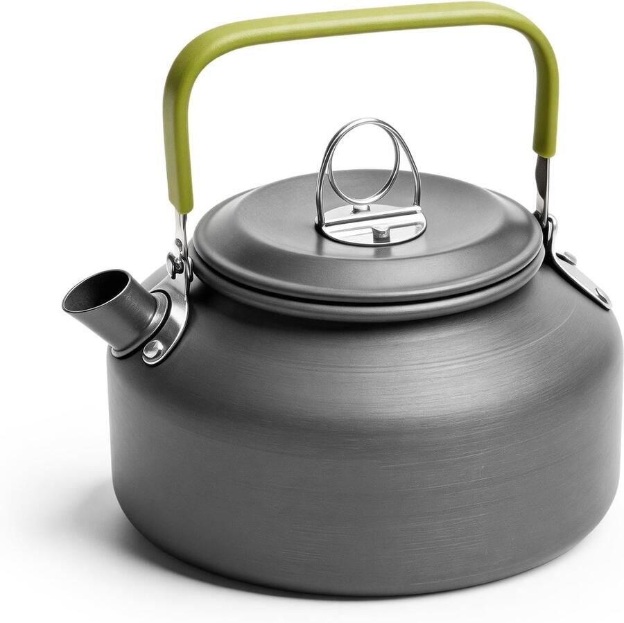 Camping Waterkoker Roestvrij Staal Ultralicht en Hittebestendig Ergonomische Handgreep Voor Buitenactiviteiten