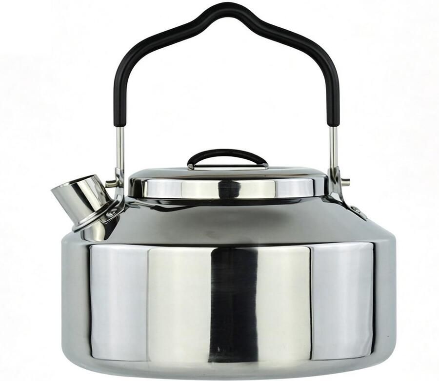 Camping Waterkoker Set van Roestvrij Staal met Accessoires