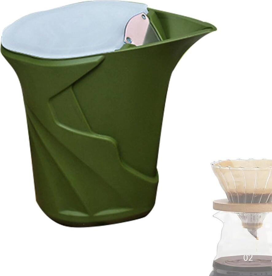 Campingkoker Koffiezetter Koffie Zetten Regelbare Snelheid 360 ml Groen
